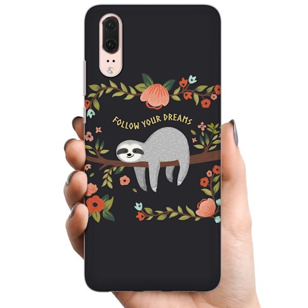 Huawei P20 TPU Mobilcover Visdomsdværg