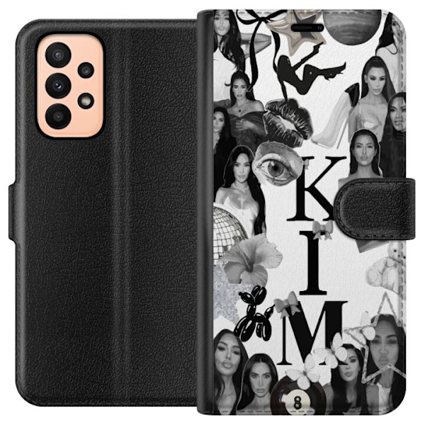 Samsung Galaxy A23 Tegnebogsetui Kim Kardashian – Aesthetic Look 2025