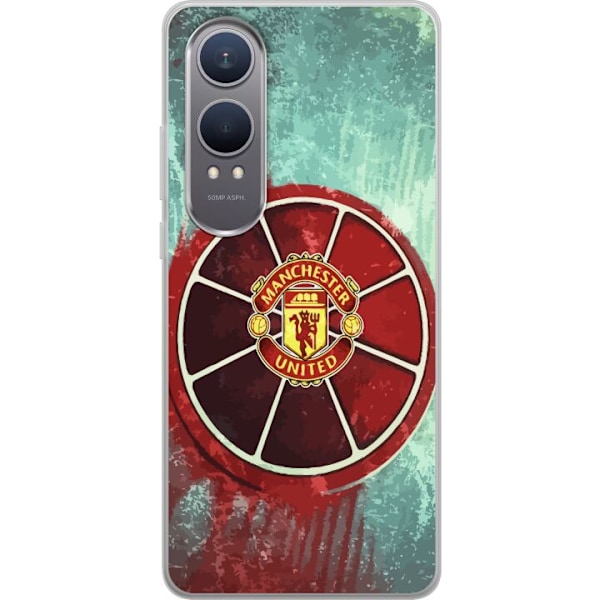 OnePlus Nord CE4 Lite Läpinäkyvä kuori Manshester United