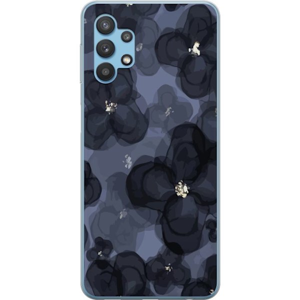 Samsung Galaxy A32 5G Läpinäkyvä kuori Kukkaniitty