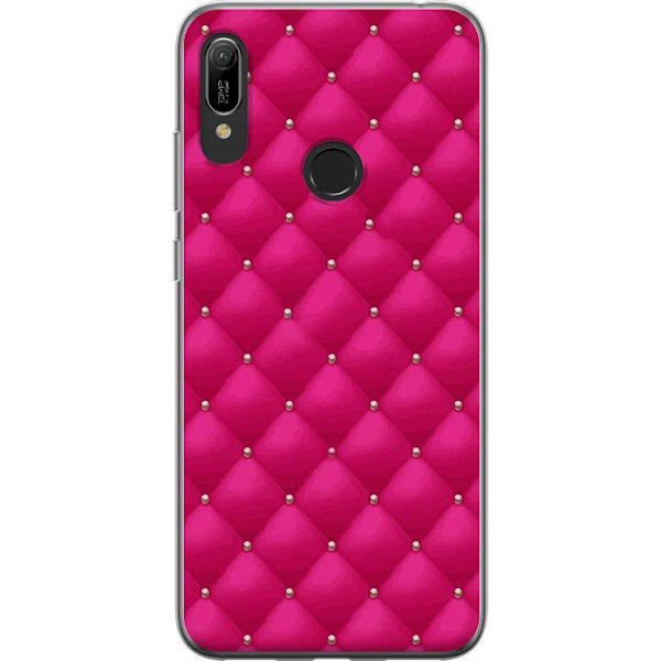 Huawei Y6 (2019) Genomskinligt Skal Lyxigt Rosa