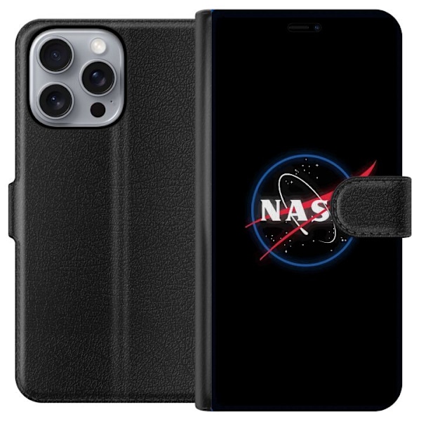 Apple iPhone 16 Pro Max Lommeboketui NASA Logoen