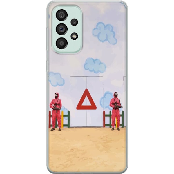 Samsung Galaxy A73 5G Gennemsigtig cover Squid Game 2 - Tør d