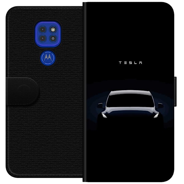 Motorola Moto G9 Play Tegnebogsetui Tesla