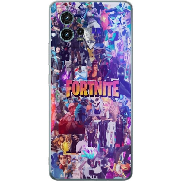 Motorola Moto G72 Läpinäkyvä kuori Fortnite