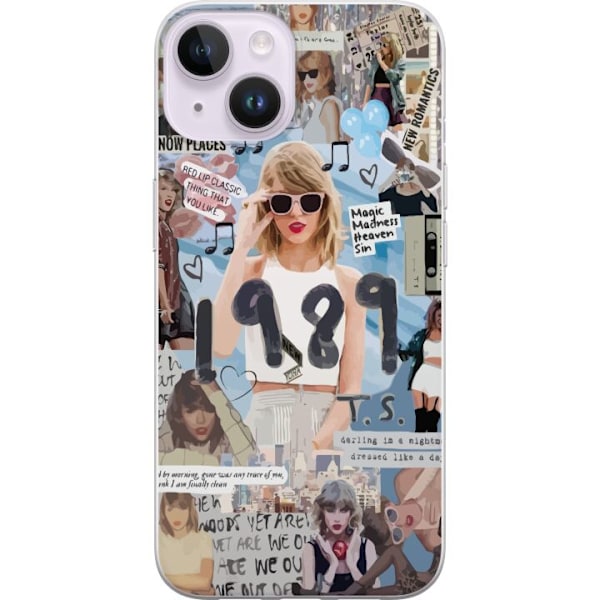 Apple iPhone 15 Plus Läpinäkyvä kuori Taylor Swift