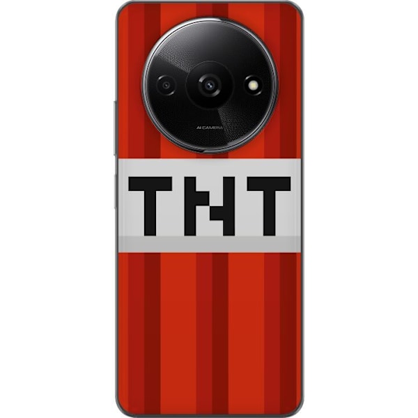 Xiaomi Redmi A3 Läpinäkyvä kuori Minecraft TNT