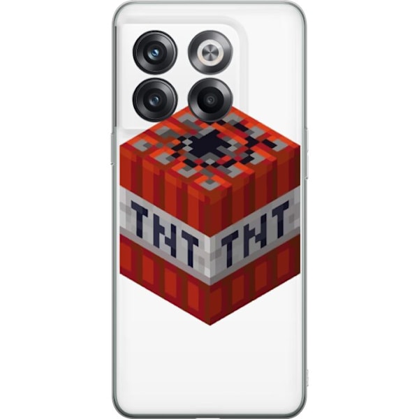 OnePlus 10T Läpinäkyvä kuori Minecraft TNT