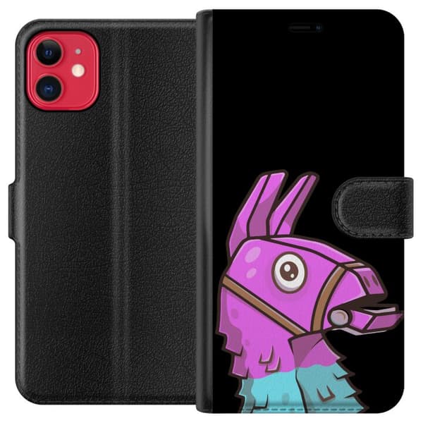 Kompatibel Tegnebogsetui til Apple iPhone 11 Fortnite