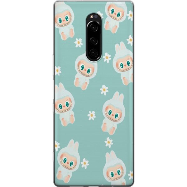 Sony Xperia 1 Läpinäkyvä kuori Labubu Candy Vibes