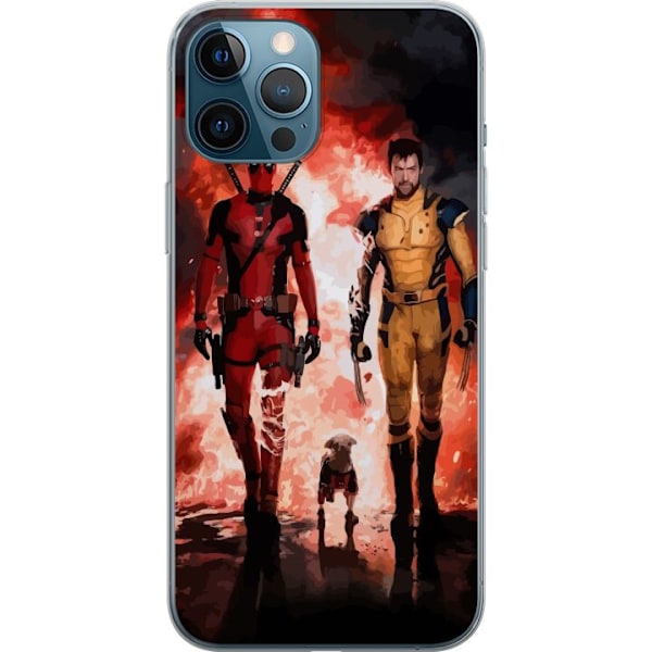 Apple iPhone 12 Pro Max Läpinäkyvä kuori Wolverine Deadpool