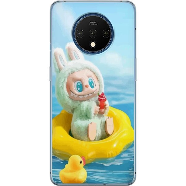OnePlus 7T Läpinäkyvä kuori Labubu Stripe Attack - Raidat k