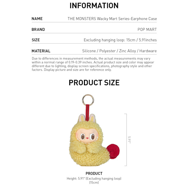 Pop Mart Labubu – The Monsters Wacky Mart Series Earphone Case