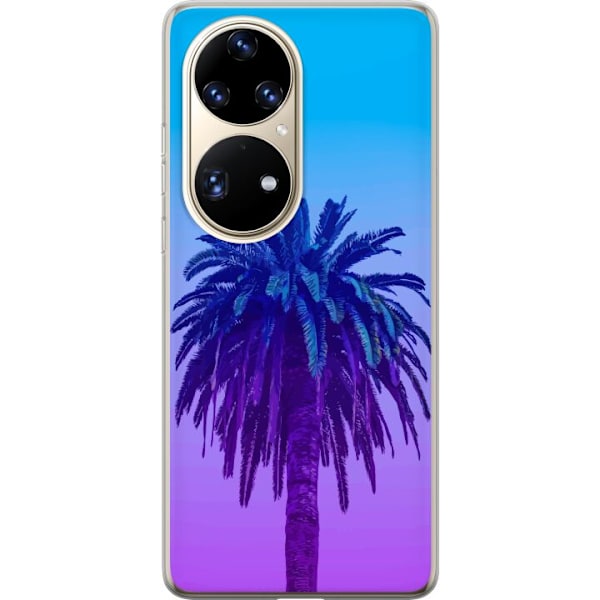 Huawei P50 Pro Läpinäkyvä kuori Palm