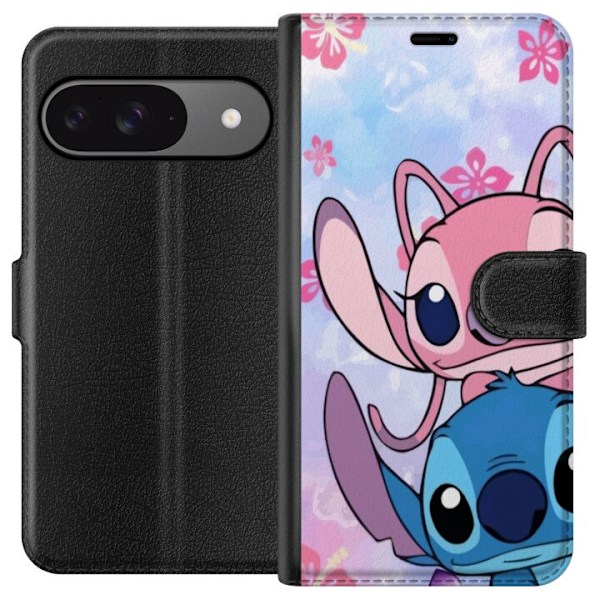 Google Pixel 9 Tegnebogsetui Stitch & Angel