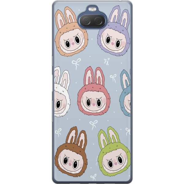 Sony Xperia 10 Plus Genomskinligt Skal Labubu Star Pattern –