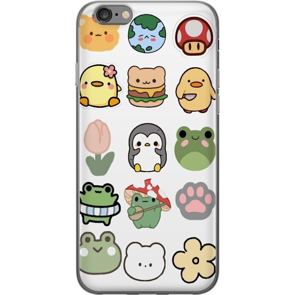 Apple iPhone 6 Läpinäkyvä kuori Kawaii Friends