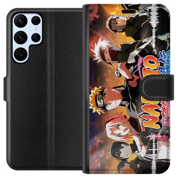Kompatibelt Plånboksfodral till Samsung Galaxy S22 Ultra 5G Naruto