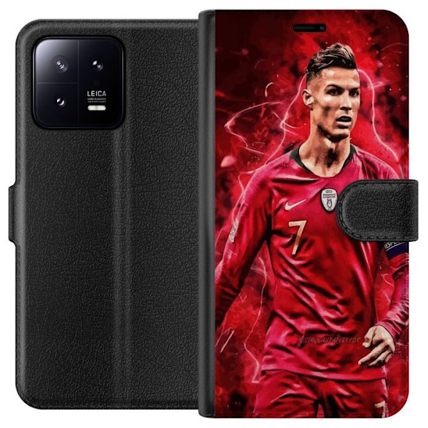 Xiaomi 13 Lommeboketui Ronaldo Ferdigheter - CR7 Design for Ekte Supportere