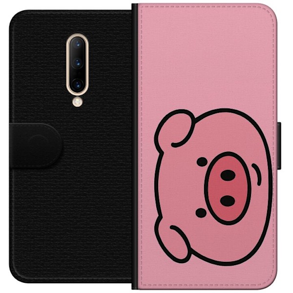 OnePlus 7 Pro Tegnebogsetui Kawaii Piggy