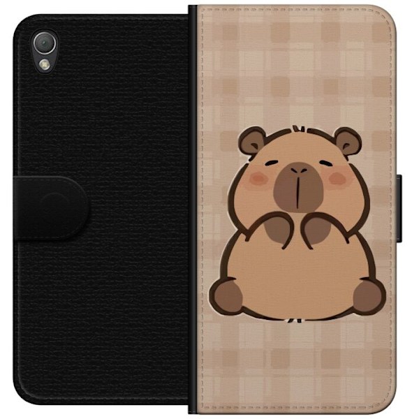 Sony Xperia Z3 Tegnebogsetui Mobilskal kawaii capybara flera figurer japansk stil