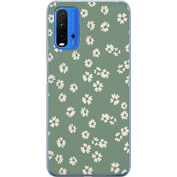Xiaomi Redmi 9T Genomskinligt Skal Blomsterdröm – färgglatt blommönster