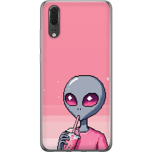 Huawei P20 Läpinäkyvä kuori Alien Smoothie