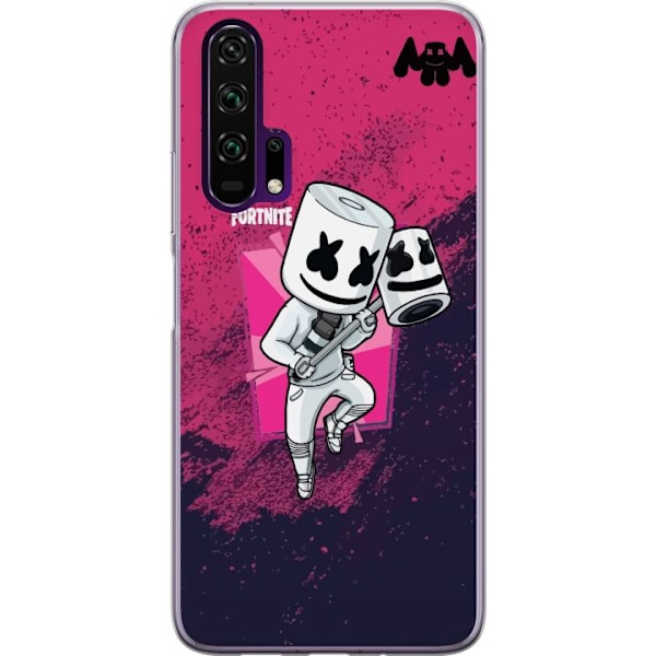 Honor 20 Pro  Gjennomsiktig deksel Marshmello Fortnite Skin Em
