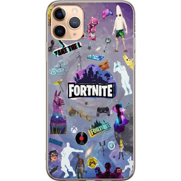 Apple iPhone 11 Pro Max Gjennomsiktig deksel Fortnite