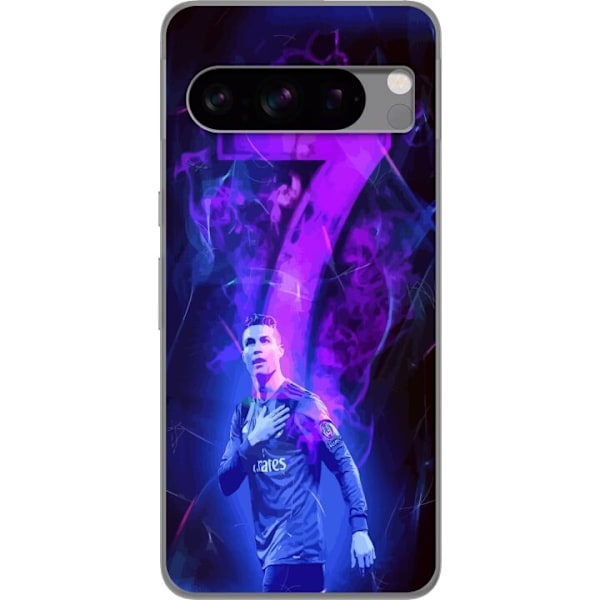 Google Pixel 8 Pro Gjennomsiktig deksel Ronaldo 7 - Fotballleg