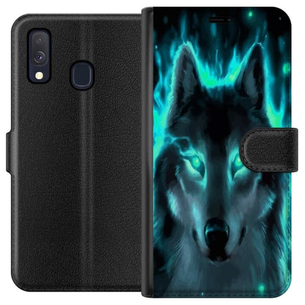 Kompatibelt Plånboksfodral till Samsung Galaxy A40 Varg