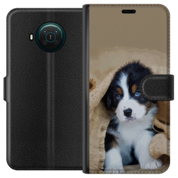 Nokia X20 Plånboksfodral Hundbebis