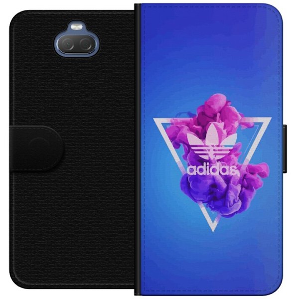 Sony Xperia 10 Plus Plånboksfodral Adidas-inspirerad blå des