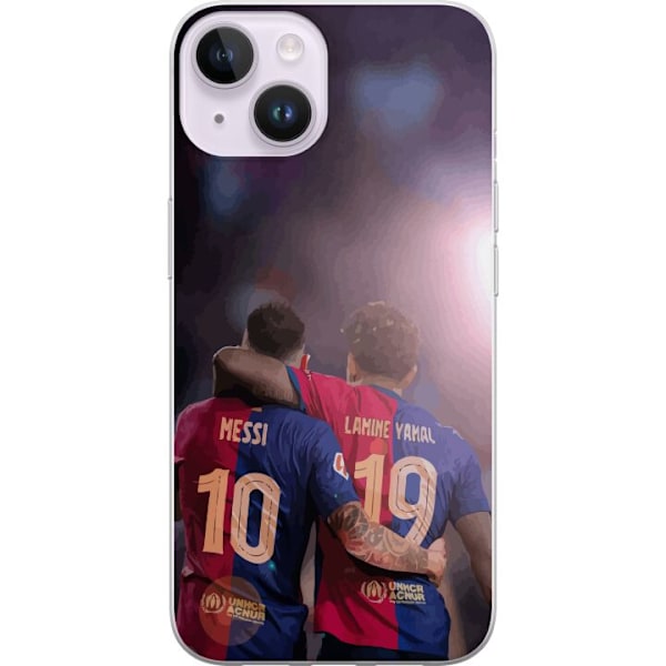 Apple iPhone 15 Gjennomsiktig deksel Lamine Yamal VS Messi