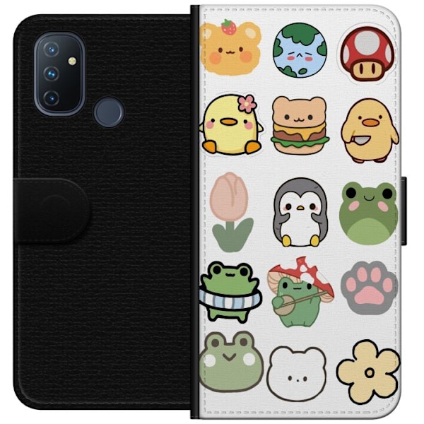 OnePlus Nord N100 Tegnebogsetui Kawaii Friends