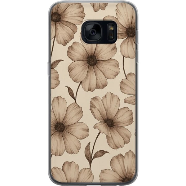 Samsung Galaxy S7 Läpinäkyvä kuori Pastel Rush
