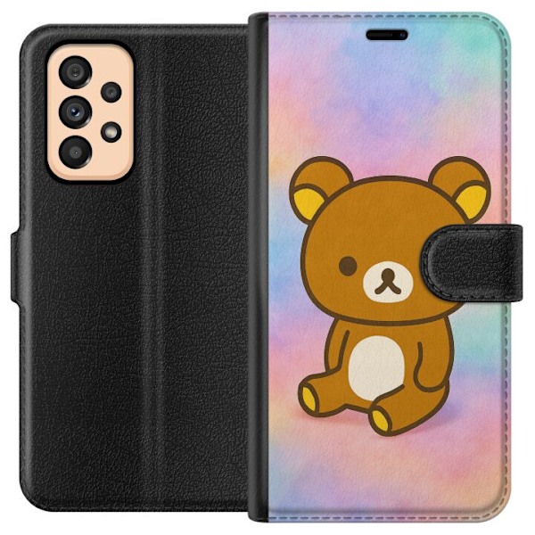 Samsung Galaxy A53 5G Lompakkokotelo Kawaii Sanrio Rilakkuma
