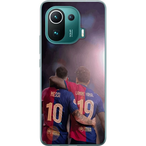 Xiaomi Mi 11 Pro Gennemsigtig cover Lamine Yamal VS Messi