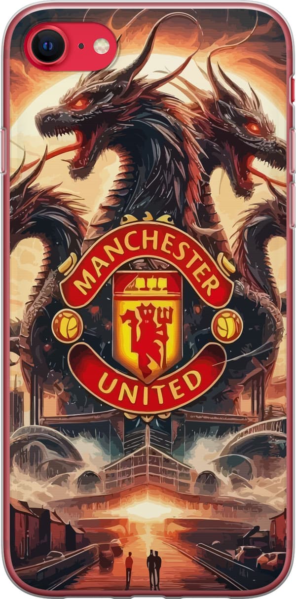 Kompatibelt Mobilskal till Apple iPhone 8 Manchester United