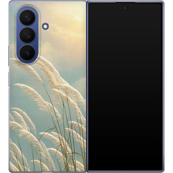 Kompatibelt Mobildeksel til Samsung Galaxy Z Fold7 Beige pampasgress beige