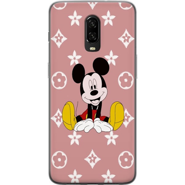 OnePlus 6T Gjennomsiktig deksel Mickey Mouse