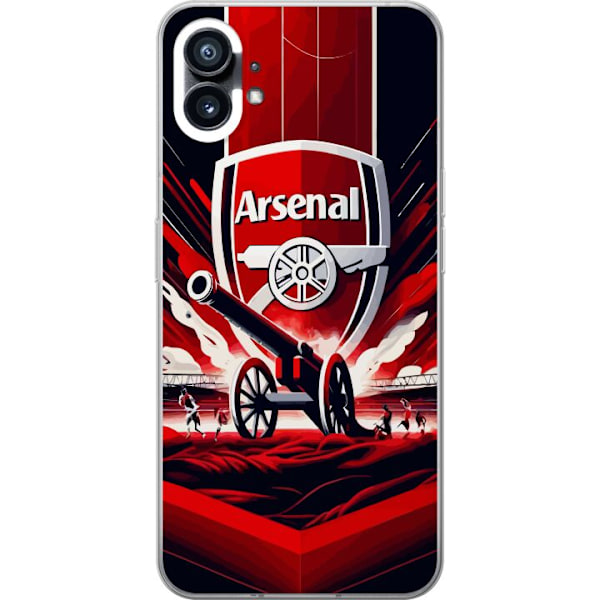 Nothing Phone (1) Gjennomsiktig deksel Arsenal