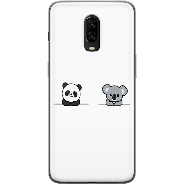 OnePlus 6T Genomskinligt Skal Panda Koala