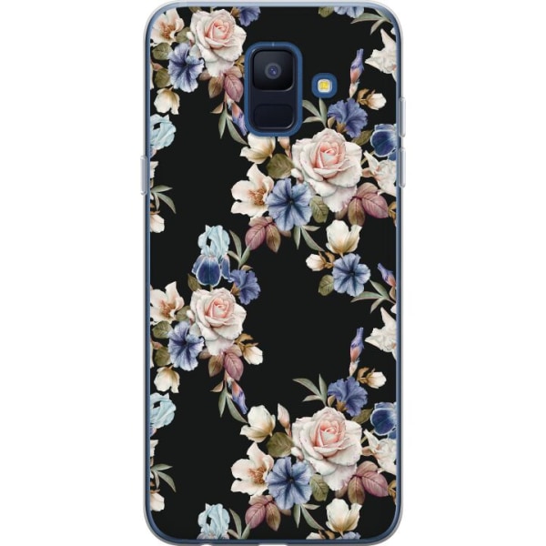 Samsung Galaxy A6 (2018) Cover / Mobilcover - Blomstret