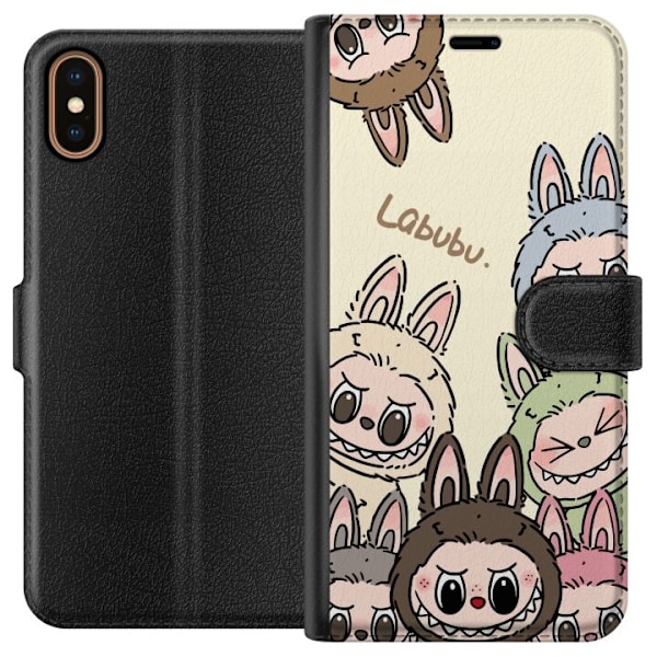 Apple iPhone X Tegnebogsetui Labubu Pastel Collection