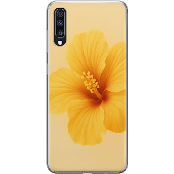 Samsung Galaxy A70 Genomskinligt Skal Lemon Zing
