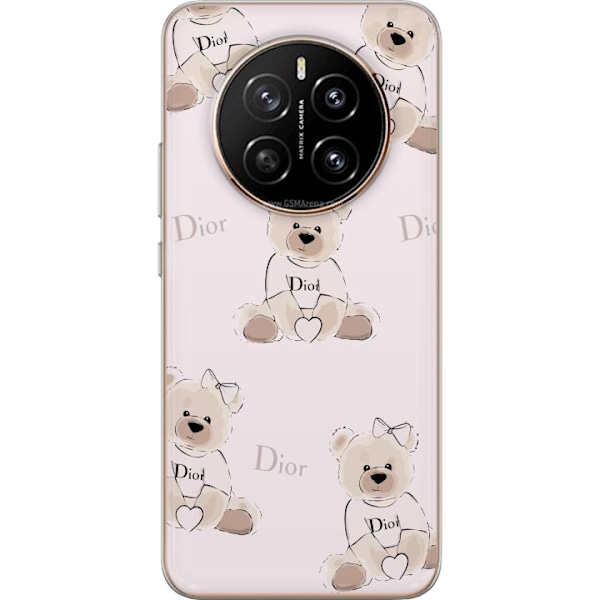 Honor Magic7 Genomskinligt Skal Teddy Dior Vibes – lyxig nal