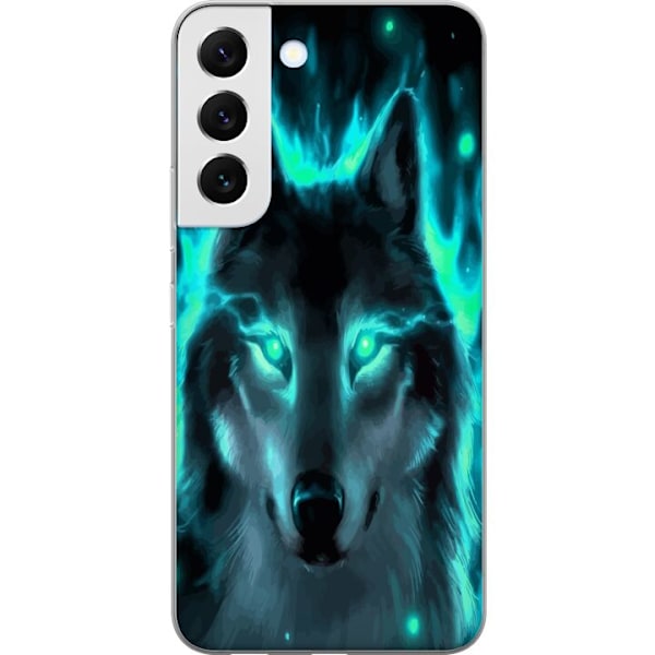 Samsung Galaxy S22+ 5G Läpinäkyvä kuori Susi