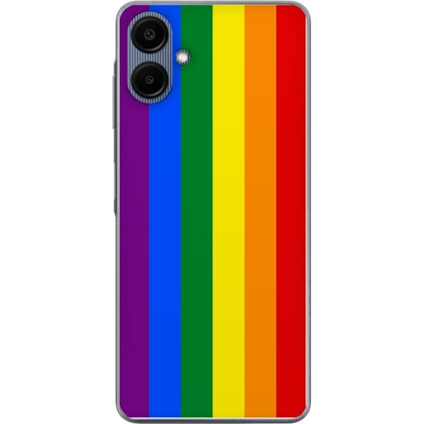 Samsung Galaxy A06 Gjennomsiktig deksel Pride Flagga