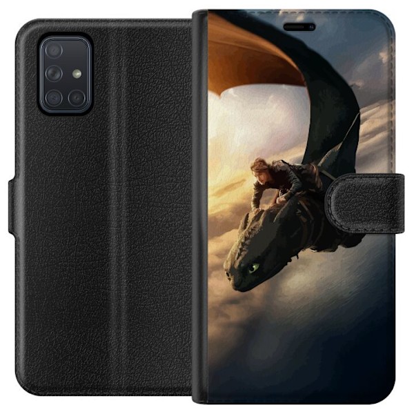 Samsung Galaxy A71 Tegnebogsetui Drage Træner